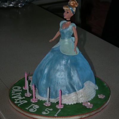 Cinderella Doll Cake