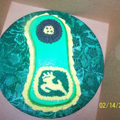 John Deere Smash Cake