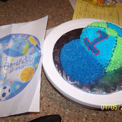 Sports Theme Smash Cake