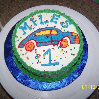Car Theme Smash Cake