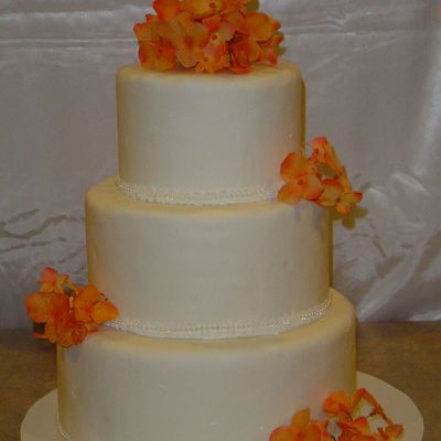 Dummy Fall Wedding Cake