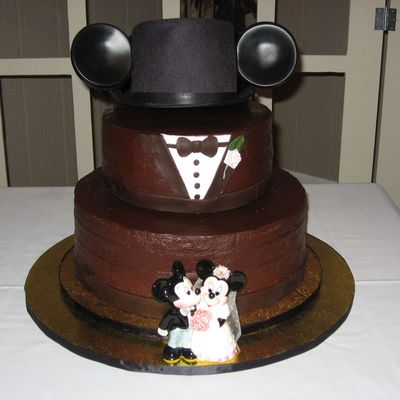 Mickey Mouse Groom's Cake