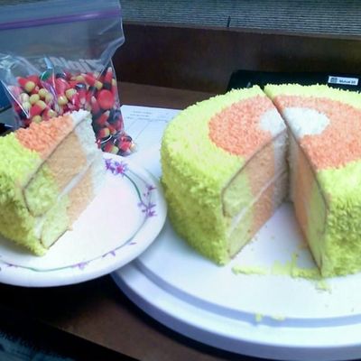 Candy Corn Cake