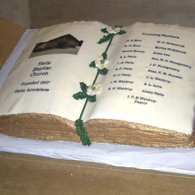 Hbc 100-Year Anniversary Cake