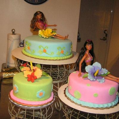 Hawaiian Theme Cake