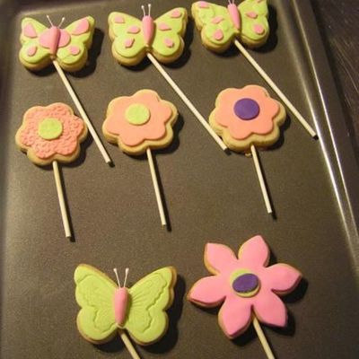 Baby Girl Shower Cookies