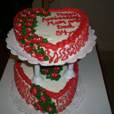 34 Anniversary Cake