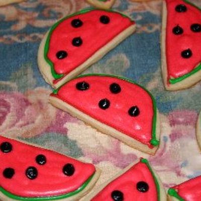 Watermelon Cookies