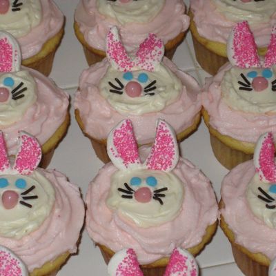 Easter Bunny Cupcakes
