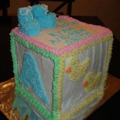 Baby Block Cake