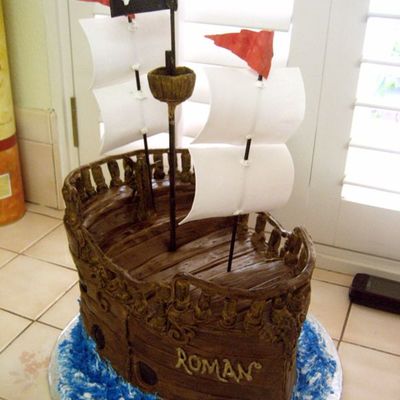 Pirate Ship Cake 2