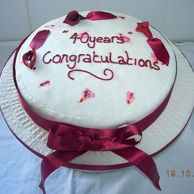 Ruby Wedding Aniversary