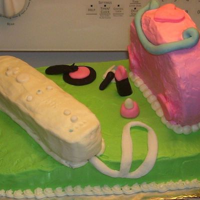 Boy/girl Birthday Cake