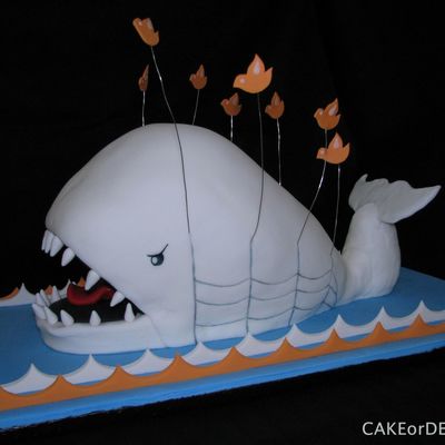 Angry Fail Whale Cake
