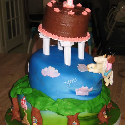 Unicorn Tilted Cake