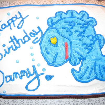 Fish Birthday Cake