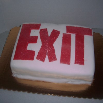 Walk Do Not Run To The Exit!
