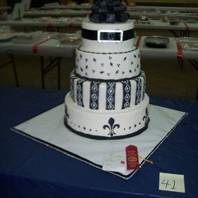 4 Tier Competition Cake
