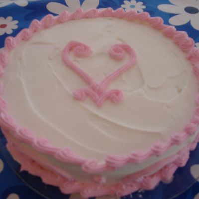 First Whipped Icing Cake