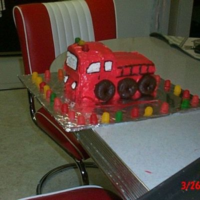 Firetruck Cake
