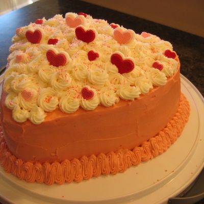 Valentine's Heart Cake