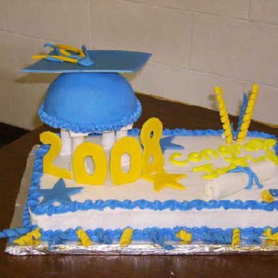 My Nephews Graduation Cake