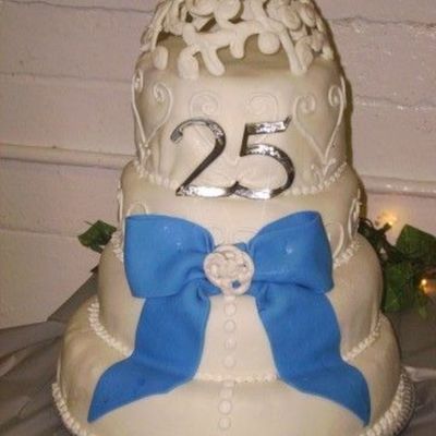 My Mom's 25Th Anniversary Cake