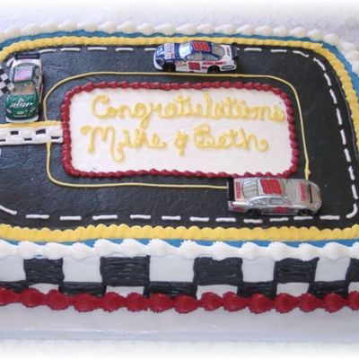 Nascar Grooms Cake
