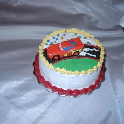 Cars Smash Cake