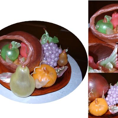 Pulled And Blown Sugar Cornucopia