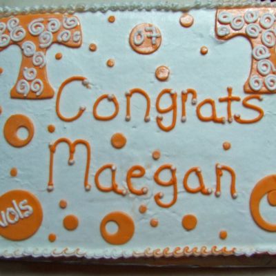 Graduation Cake For Ut Grad