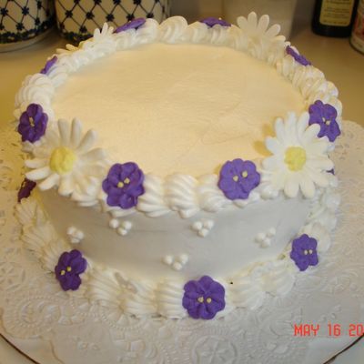 Daisy & Violet Birthday Cake