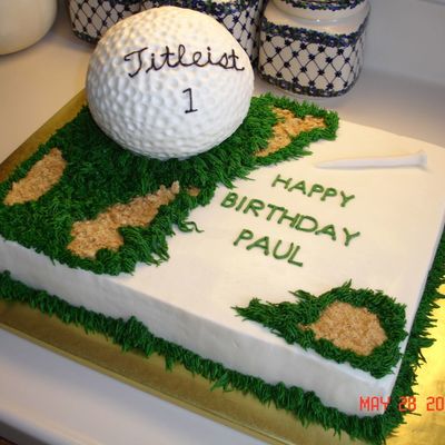 3-D Golf Cake
