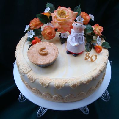 80Th Birthday Cake