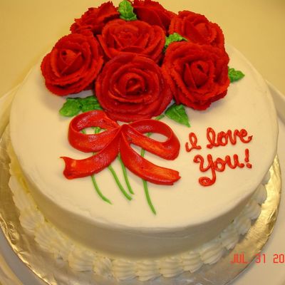 Wilton Course 1 Finale Cake