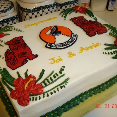 Sayonara Military Cake