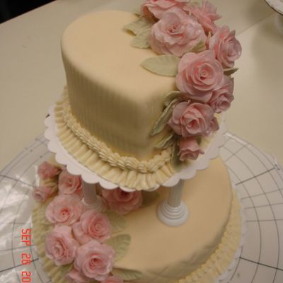 Wilton Course 3 Finale Cake