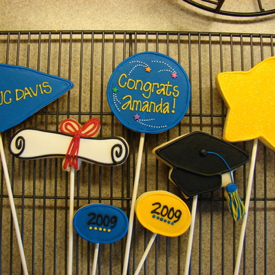 Graduation Cookies For Bouquet