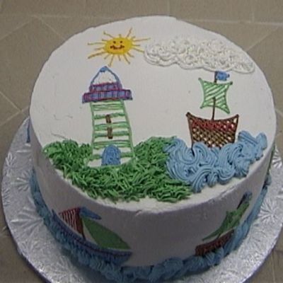 Sailboat Cake