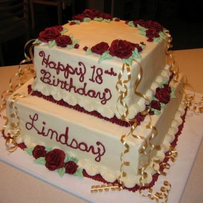 Burgundy Birthday Roses