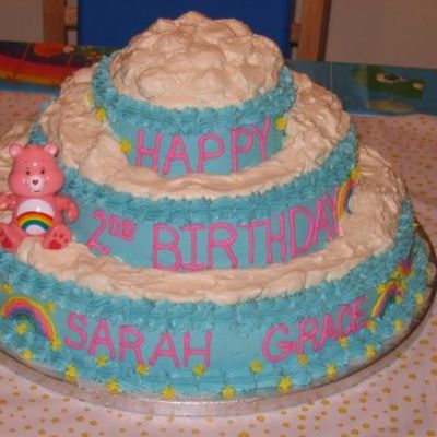 Care Bear Birthday Cake