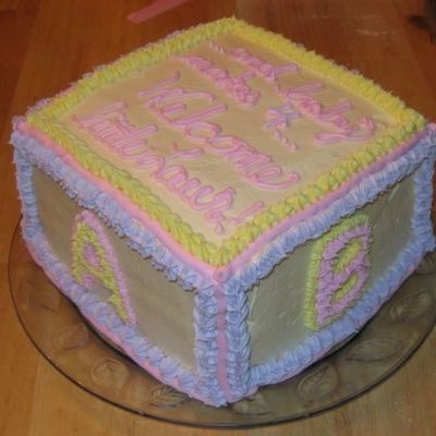 Baby Block Cake