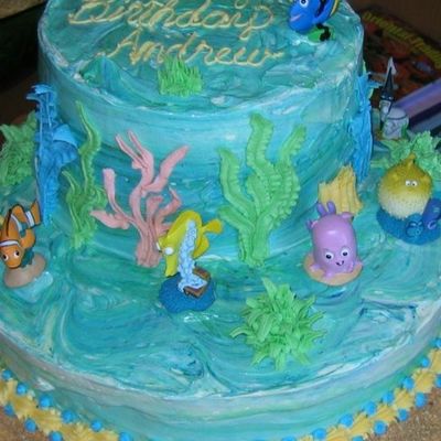 Finding Nemo - Underwater Cake