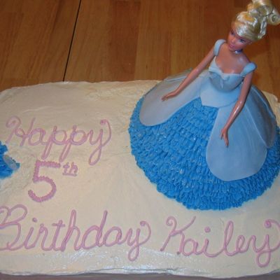Cinderella Doll Cake