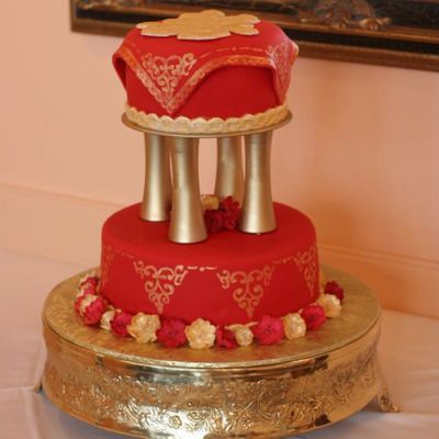Asian Design Wedding Cake (Zhijun Li's Cake)