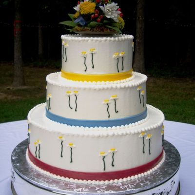 Country Daisies And Ribbons