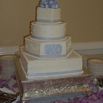 Multi-Shape Wedding Cake (Lindsay's Cake)