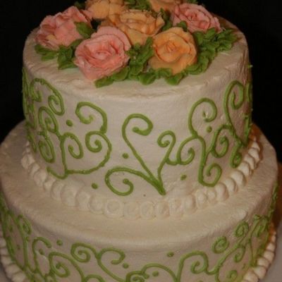 Buttercream Scroll