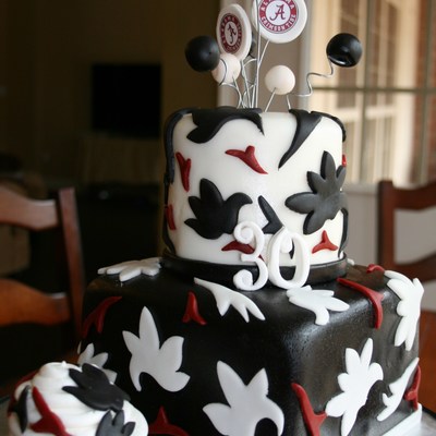 Black & White Al Cake