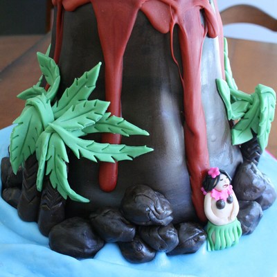 Volcano Cake